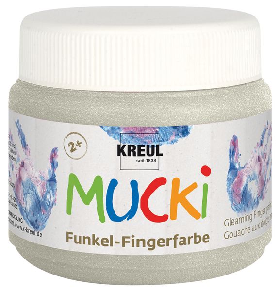 MUCKI Funkel-Fingerfarbe 4er Set