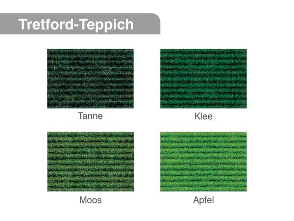 TRETFORD Teppich rund gekettelt, 400 cm, diverse Farben