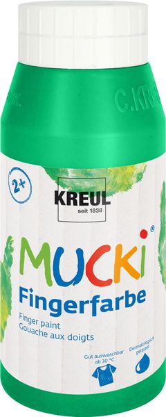 MUCKI Fingerfarbe, 750 ml, 6er Set