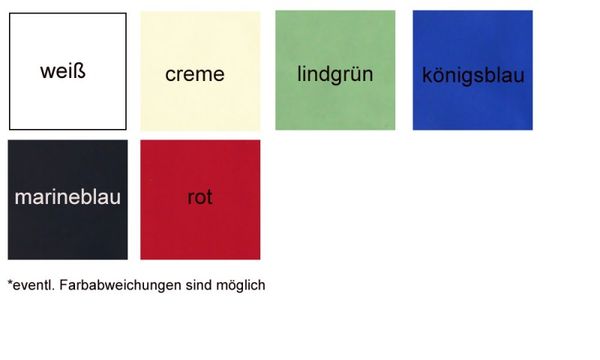 Wickeltischauflage Clara, 3 flache Aufkantung, variable Größe