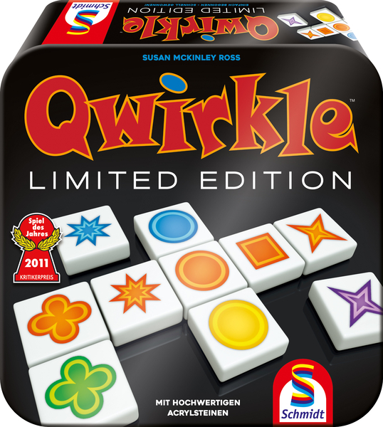 Lege- und Kombinationsspiel Qwirkle, Limited Edition, 2-4 Personen, ab 7 Jahre