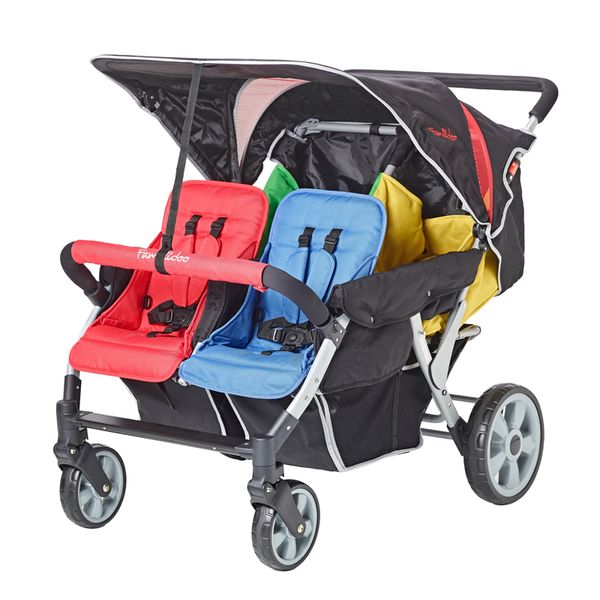 FAMILIDOO Lidoo Star BB+, 4-Sitzer Kinderwagen für Neugeborene bis Kleinkind