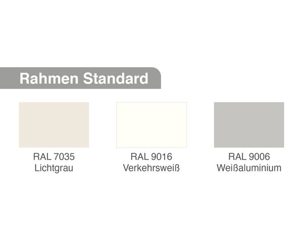 Informationsvitrine Modell V9 EW, pulverbeschichteter Stahlrahmen - verschiedene Größen