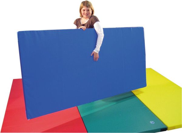 Sport- und Spielturnmatte 200 x 100 x 6 cm, Fallschutz bis 220 cm, Farben rot/ grün/gelb/blau wählbar