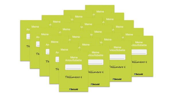 Tellimero Anlauttabelle - Klassenset, inkl. 2 Tellimero Stifte