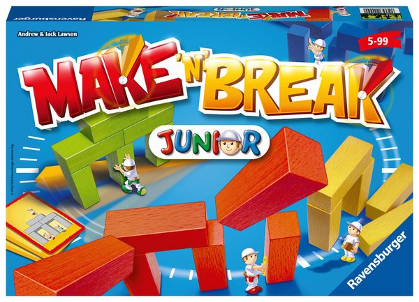 RAVENSBURGER Spiel Make 'n' Break Junior, 2-5 Personen, ab 5 Jahre