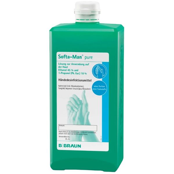 B. Braun Softa-Man® pure Händedesinfektion, VAH zertifiziert, 1000ml