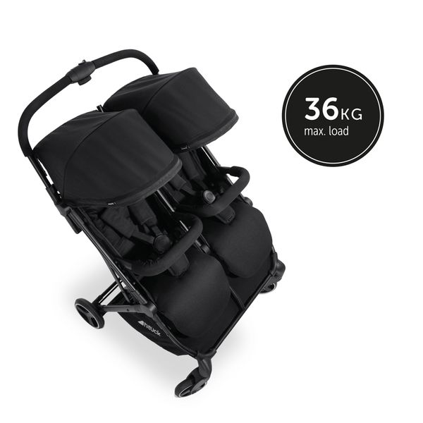 HAUCK Buggy für 2 Kinder - Swift X Duo - Black