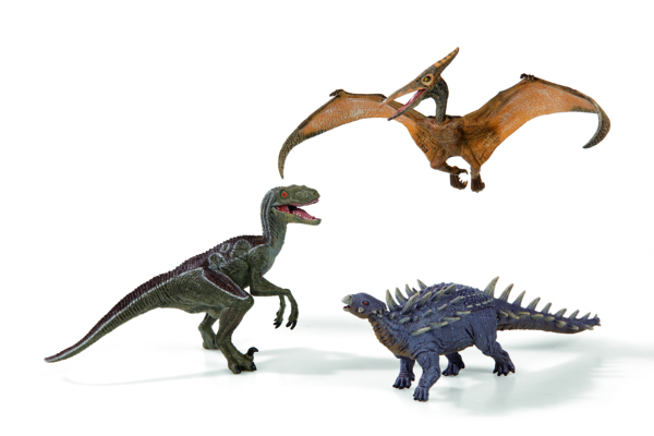 PAPO Figuren Maxi-Set mit 5 Dinosauriern, Größe bis ca. 21 cm