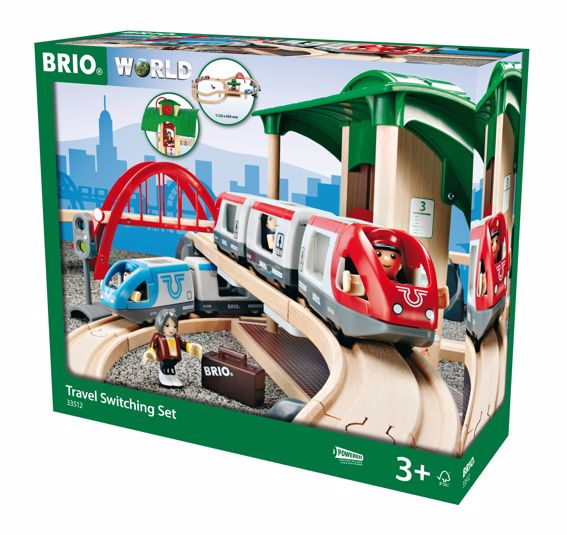 BRIO Großes Reisezuge-Set (42 Teile), ab 3 Jahre