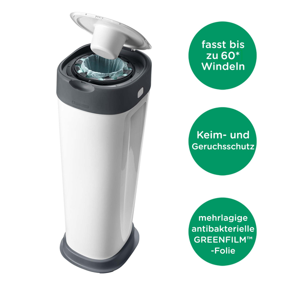 Tommee Tippee Windeleimer Twist & Click Sangenic XL, weiß