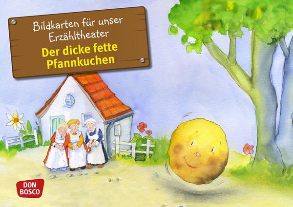 Kamishibai Bildkartenset - Der dicke fette Pfannkuchen