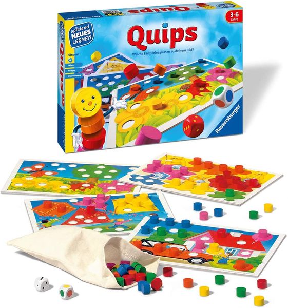 RAVENSBURGER Quips, Suchspiel, 2-4 Spieler, ab 3 Jahre, Spieldauer ca. 15 Minuten