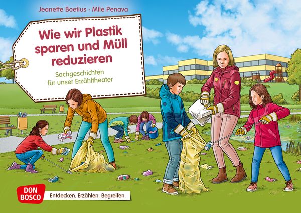 Kamishibai Bildkartenset - Wie wir Plastik sparen und Müll reduzieren