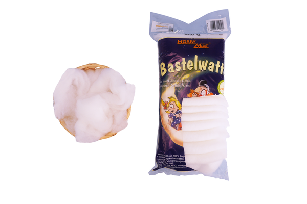 Bastel- und Füllwatte weiß, 300 g