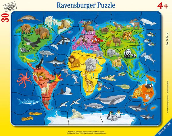 RAVENSBURGER Puzzle Misch-Set, 5 Puzzles, von 2,5 bis 5 Jahre