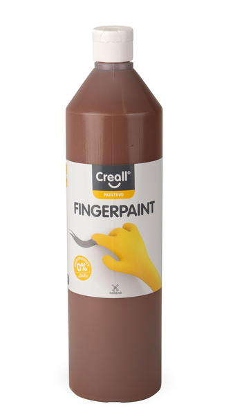 Fingerfarbe braun (Creall), 750 ml