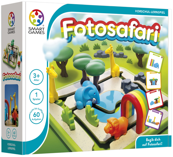 SMARTGAMES Fotosafari, für 1 Spieler, ab 3 Jahre