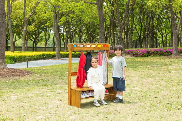 Outdoor-Garderobe, LxBxH 101 x 36 x 120 cm