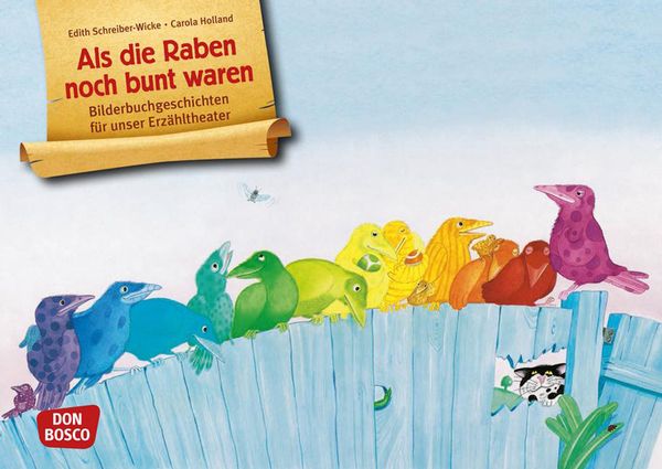 Kamishibai Bildkartenset - Als die Raben noch bunt waren