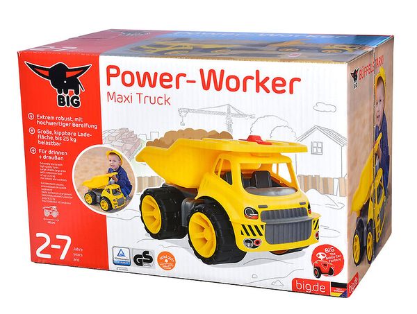 BIG Power-Worker Maxi-Truck Kipper, 46 x 32 x 30 cm, ab 2 Jahre