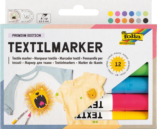 Textilmaler 12er-Set