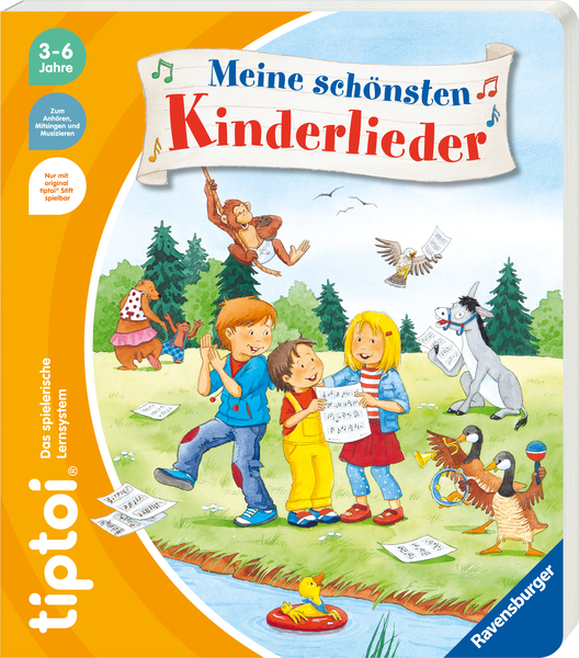 RAVENSBURGER tiptoi® Meine schönsten Kinderlieder, ab 3 Jahre