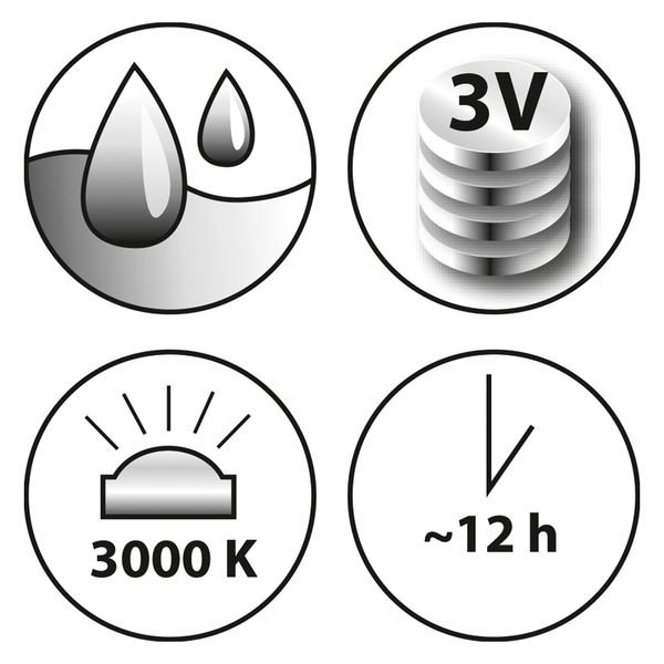 LED-Deko-Licht inkl. Batterie, 10 Stück