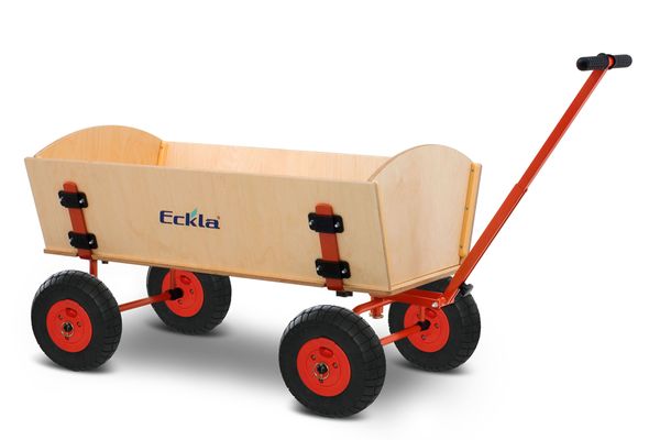 ECKLA Zerlegbarer Bollerwagen mit Vorderachslenkung, 100 cm