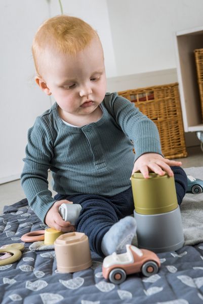 DANTOY tiny BIO Stapelbecher, 7 teilig