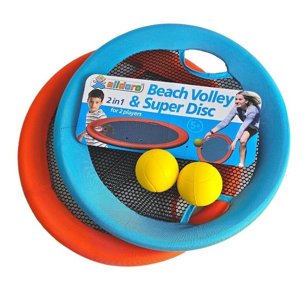 ALLDORO 2 in 1 XL Beach Volley & Super Disc