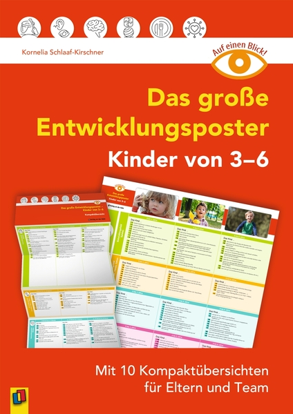 Auf einen Blick: Das große Entwicklungsposter – Kinder von 3–6