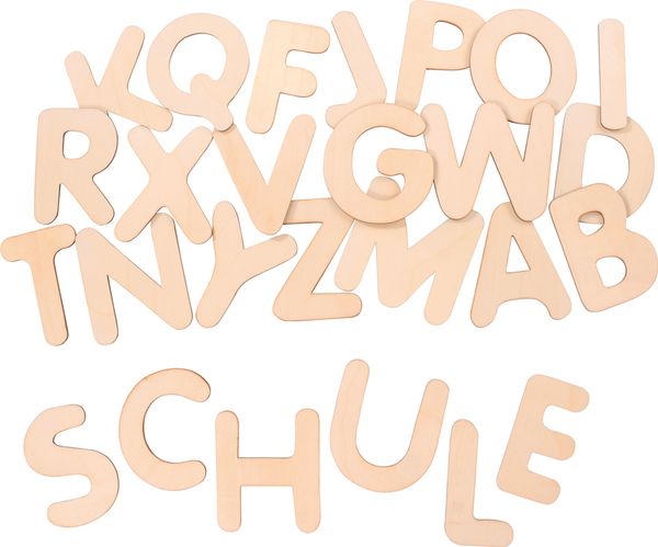 Holzbuchstaben A-Z