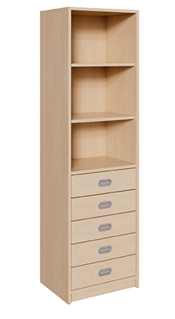 Schrank mit Schüben, Höhe 180 cm