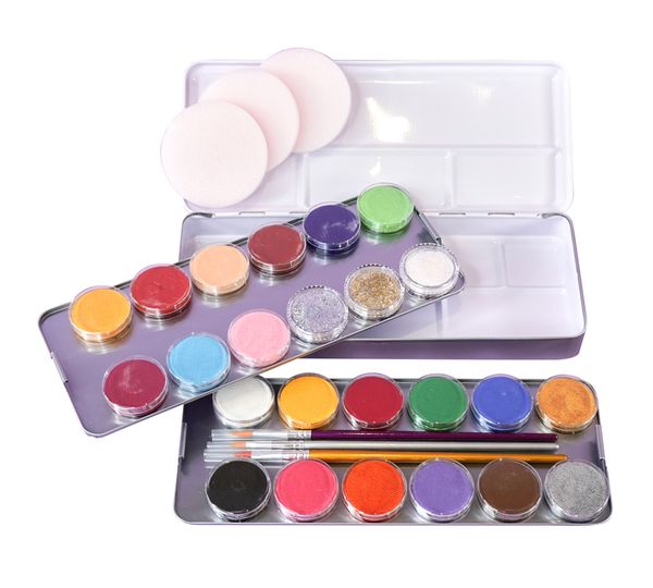 EULENSPIEGEL Schminkpalette 24er Kombi Metall (SONDERANGEBOT)