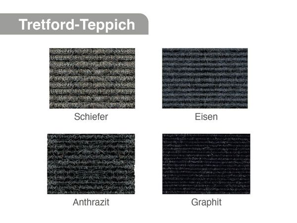 TRETFORD Teppich rund gekettelt, 200 cm, diverse Farben