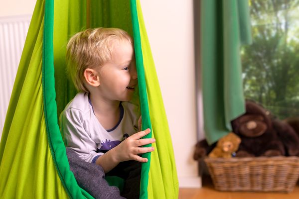 Kinder-Hängehöhle Joki aus Bio-Baumwolle inkl. Befestigungsmaterial, verschiedene Farben