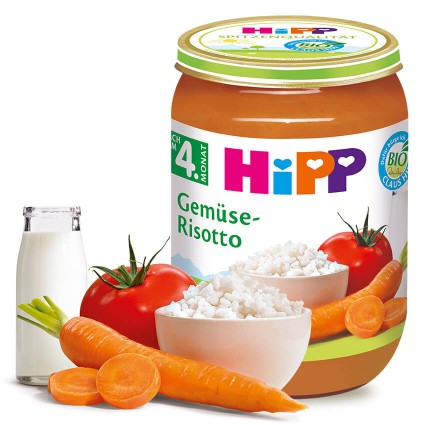 HIPP Gemüse-Risotto (nach dem 4. Monat), 6x190 g