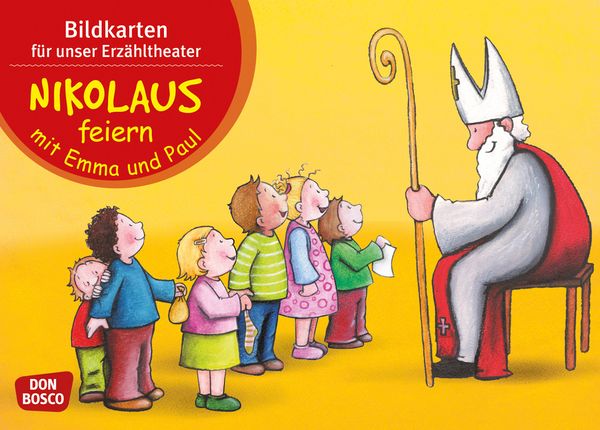 Kamishibai Bildkartenset - Nikolaus feiern mit Emma und Paul (U3)