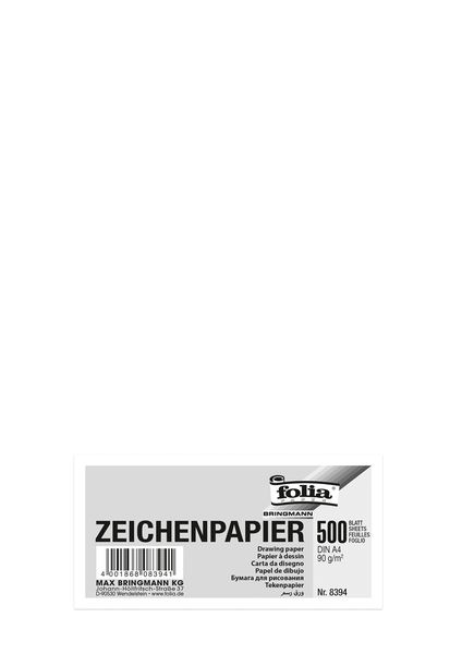 Zeichenpapier A4, 90g/m2, 500 Blatt