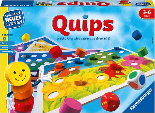 RAVENSBURGER Quips, Suchspiel, 2-4 Spieler, ab 3 Jahre, Spieldauer ca. 15 Minuten