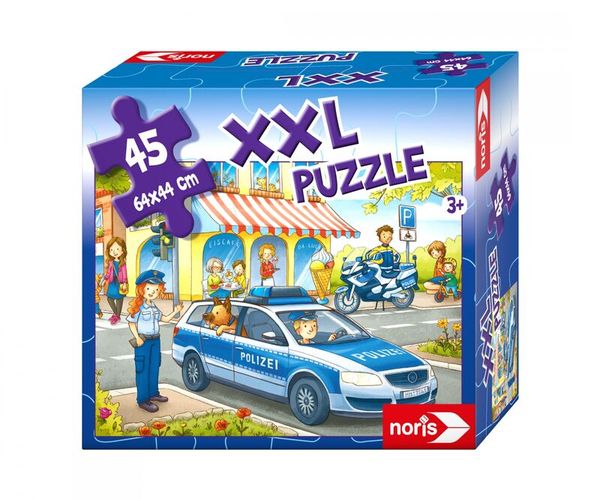 XXL Puzzle Auf Streife mit der Polizei, 45 Teile, ab 3 Jahre