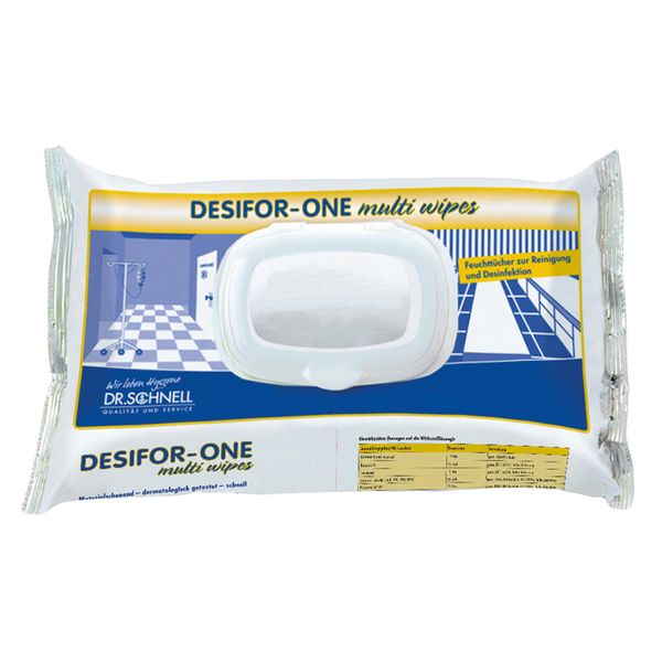 Desifor-One multi wipes, (Dr. Schnell) Desinfizierende Reinigungstücher, 100 Tücher