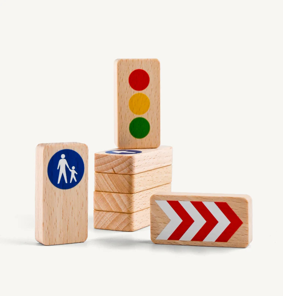 waytoplay Verkehrsschilder, "Traffic Signs", 8er Set