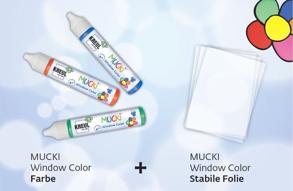 MUCKI Window Color 4er Set