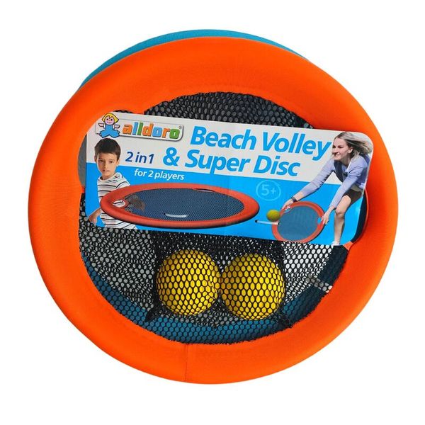 ALLDORO 2 in 1 XL Beach Volley & Super Disc