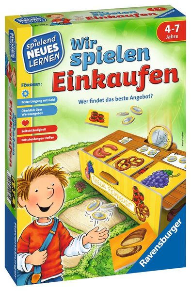 RAVENSBURGER Wir spielen Einkaufen, Sammelspiel, 2-4 Spieler, 4-7 Jahre 