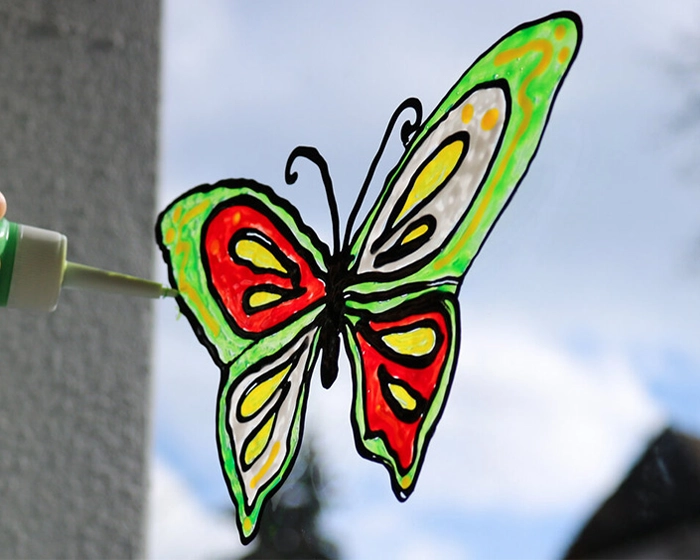 Fenstergestaltung in der Kita