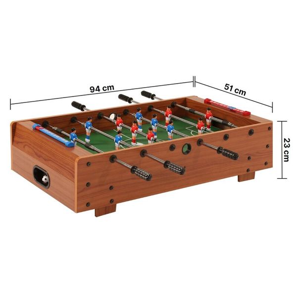 Mini-Tischkicker mit Teleskopstangen, ab 3 Jahre