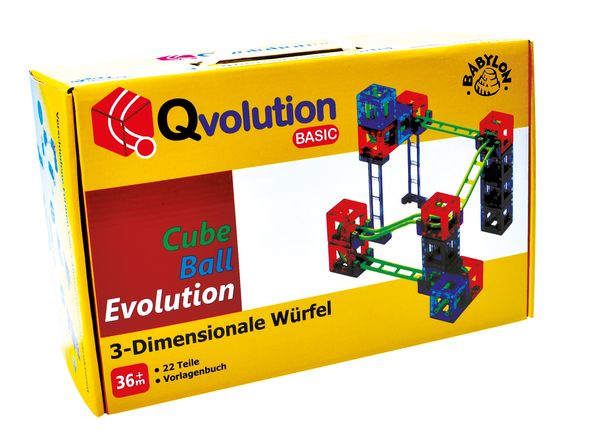 Qvolution Kugelbahn-Basic Set 22, ab 3 Jahre